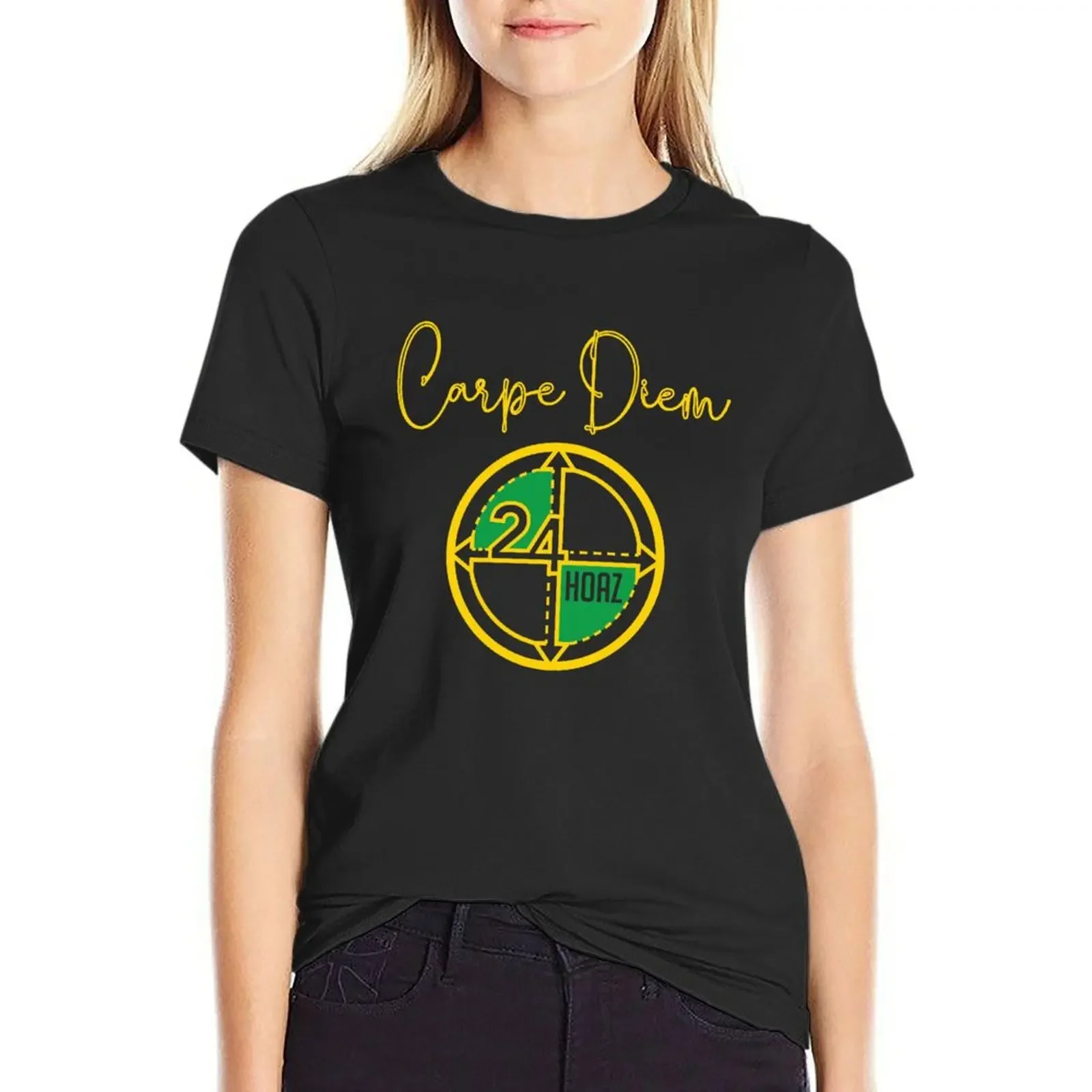 

Carpe Diem, seize the day, moment, opportunity T-Shirt funny sports fans cute tops anime clothes workout shirts for Women