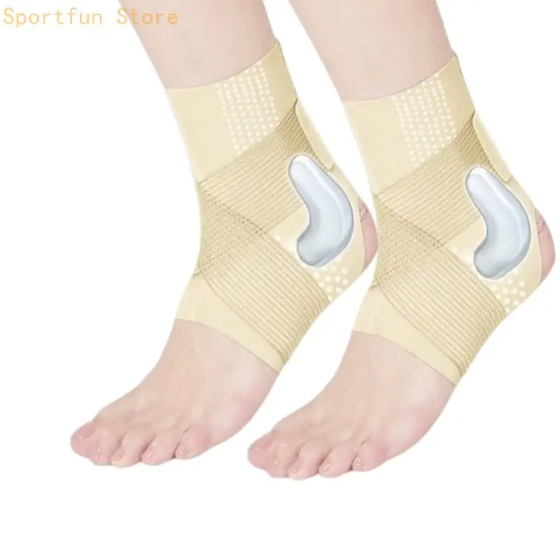 Ankle Wrap with Shaped Side Coverage, Adjustable Band and Open Heel for Basketball, Soccer and Active Routines X7JD