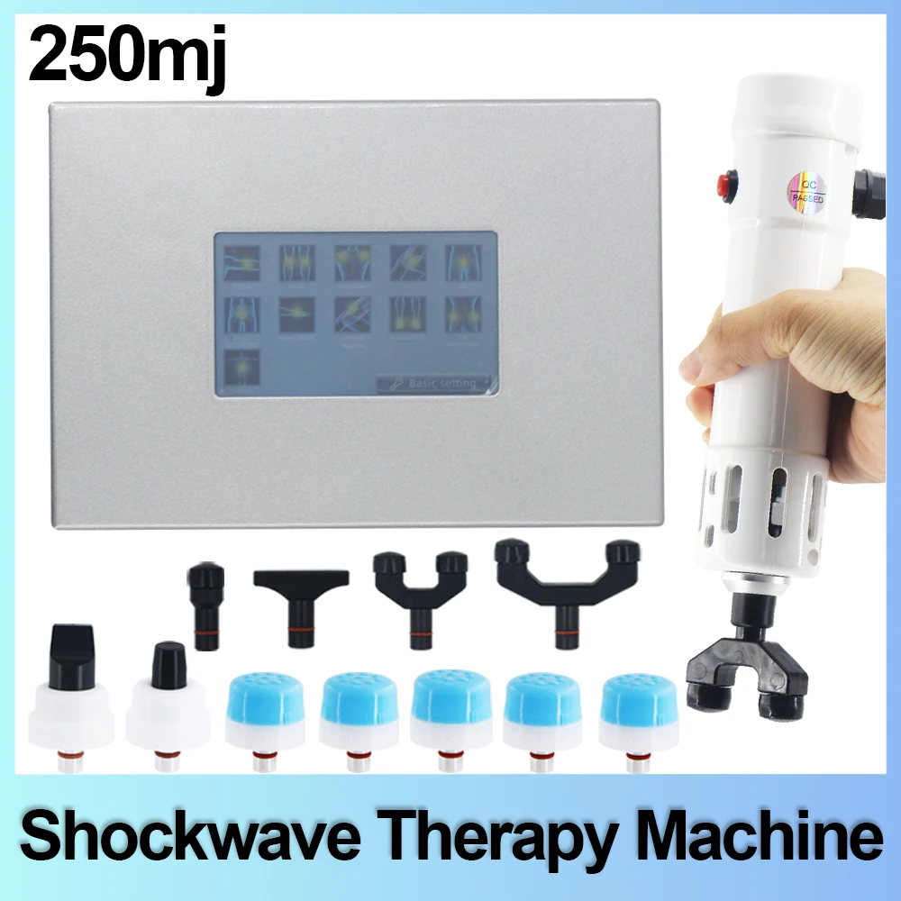 Shockwave Therapy Machine 11 Heads For Erectile Dysfunction Treatment Body Massage Physiotherapy 2 In 1 Chiropractic Tools