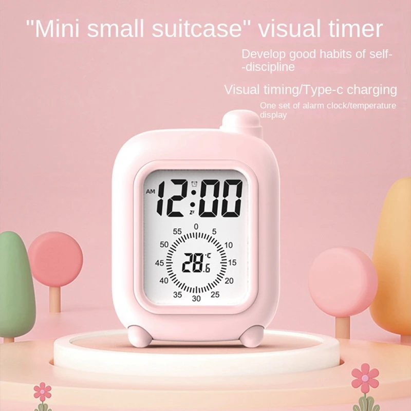 Small Alarm Clock Multi-Function Countdown Desktop Electronic Shopping Mall Alarm Clock Ornaments Tomato Learning Tool