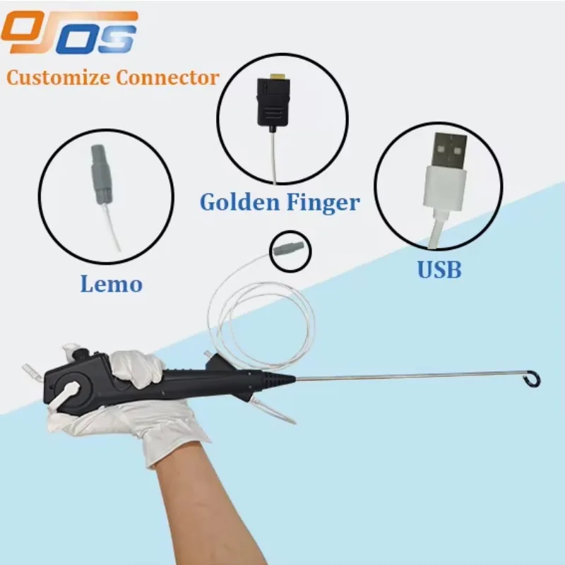 Handheld Disposable Flexible Endoscope System with Micro Camera Bronchoscope Cystoscope Ureteroscope for Detailed