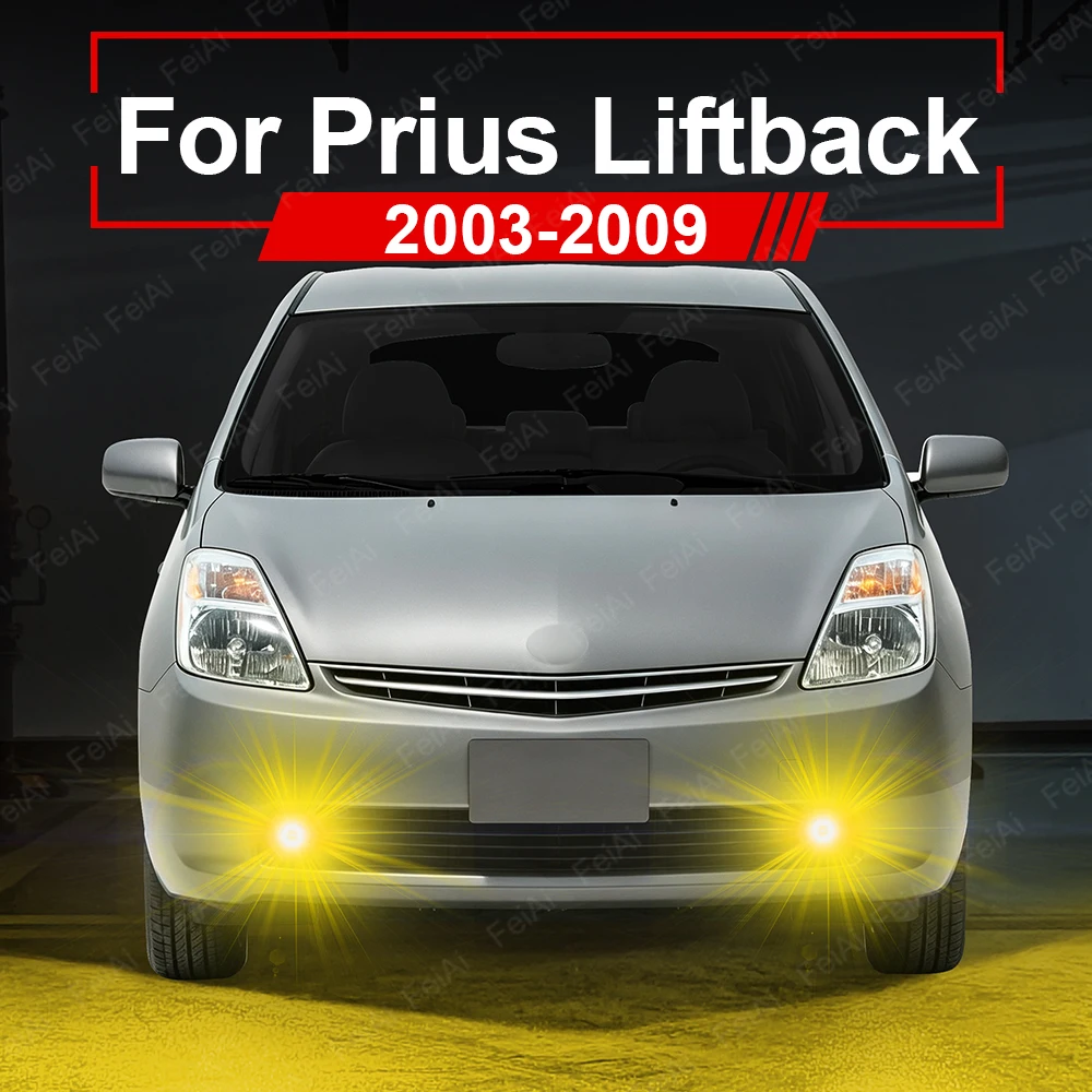 LED Fog Light For Volkswagen VW Prius Liftback 2003 2004 2005 2006 2007 2008 2009 Accessories Car Front Fog Lights LED Bulb 2PCS