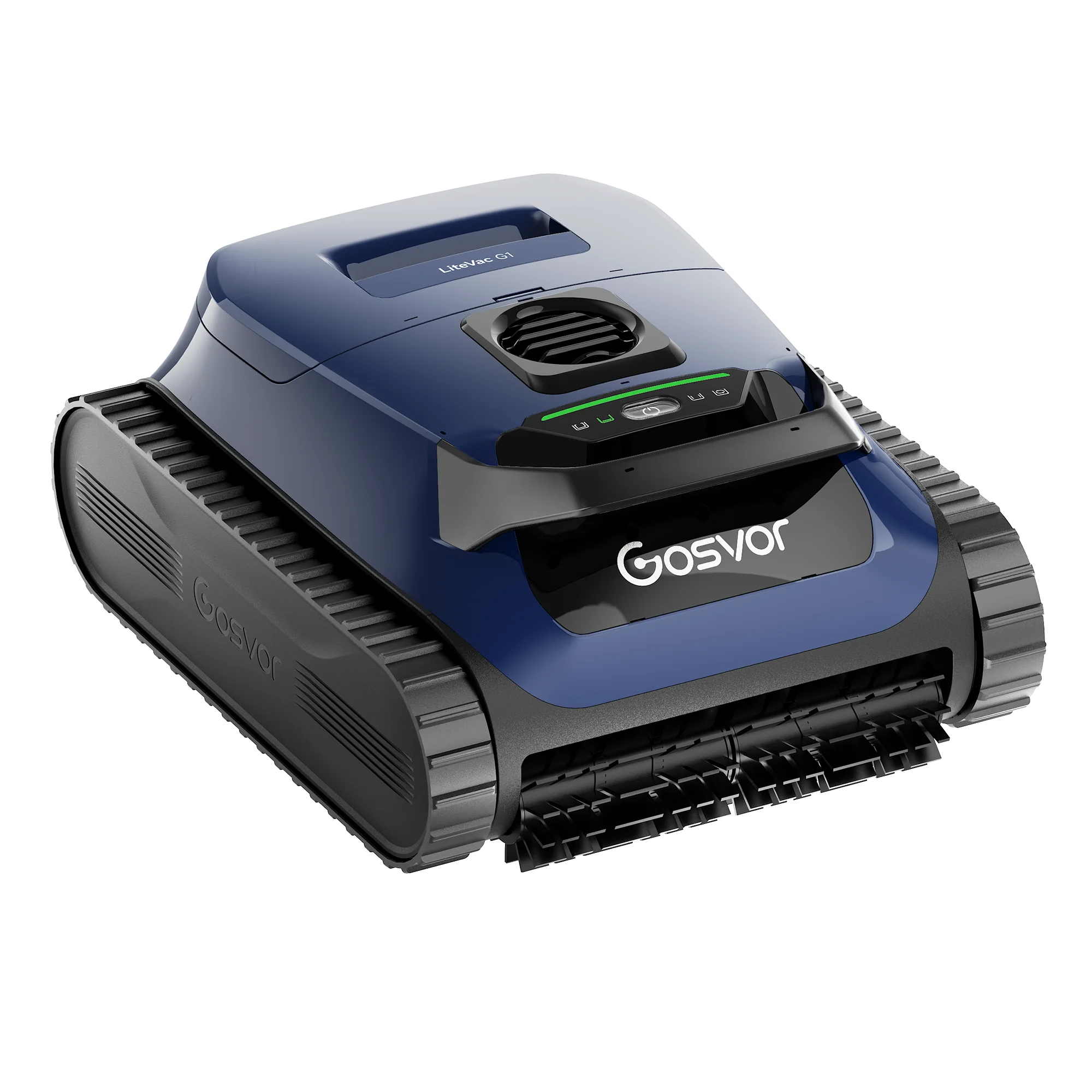 Gosvor Pool Cleaner Robot LiteVac Poolsauger, bis zu 200 Minuten Laufzeit, Reinigung von Boden/Wand/Wasserlinie/Flachflächen mit intelligenter Navigation, für eingelassene und oberirdische Pools, 15,2