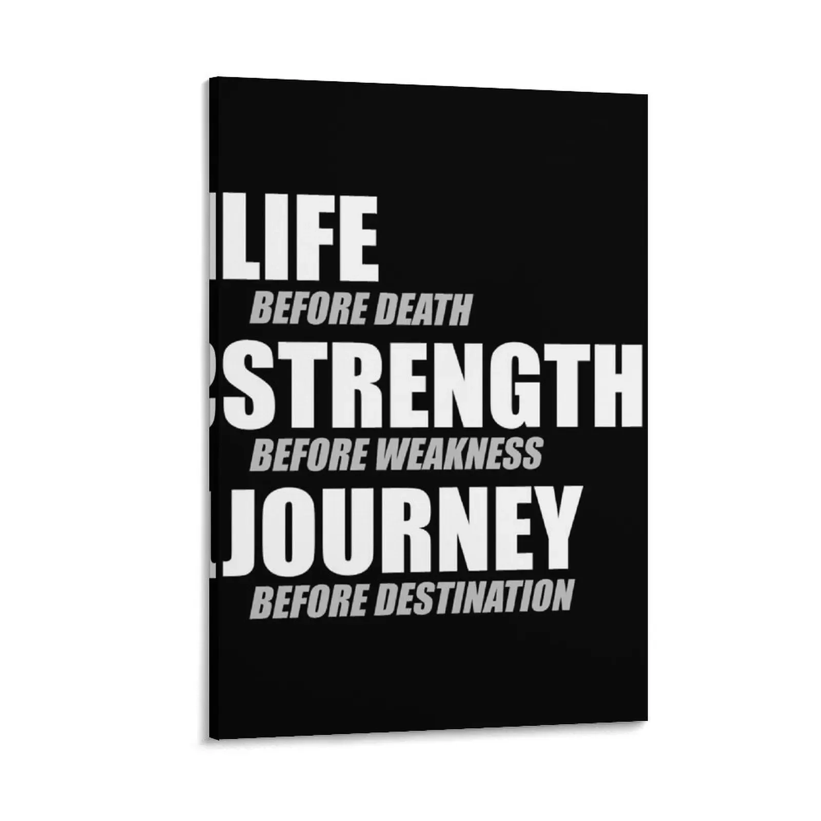 

Stormlight Archive - Life before Death, Strength before Weakness, Journey before Destination Canvas Painting