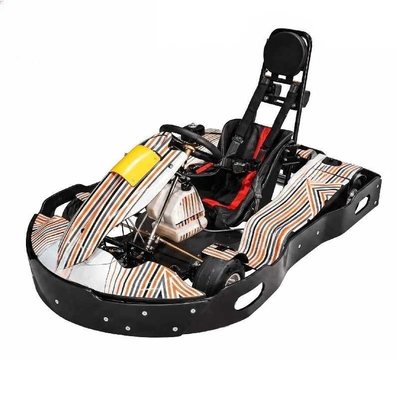 Low Maintenance Commercial Go Kart 200cc 4 Stroke 75km/h Outdoor Entertainment Gas Powered Adult Karting