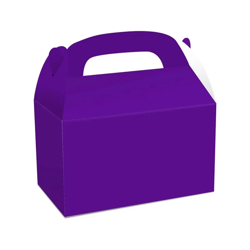 Einfarbige Papier-Süßigkeitenbox, Geburtstagsgeschenk-Verpackungsbox, Süßigkeitentüte, Hochzeitsgeschenk, Geburtstagsparty-Dekoration, Handgehaltene Geschenkbox – Detail 7