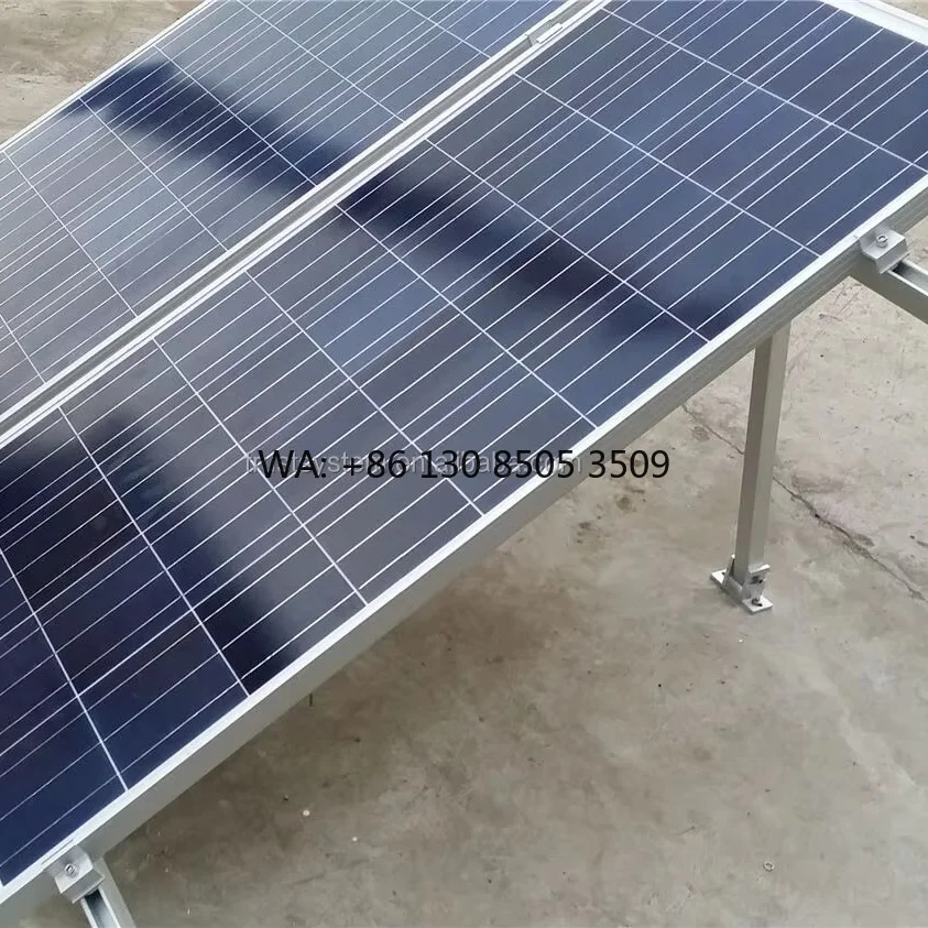 Hot Sales Flat Roof PV Panel Aluminium Solar Brackets Fixed Mounting Structures for Solar Panel Structure
