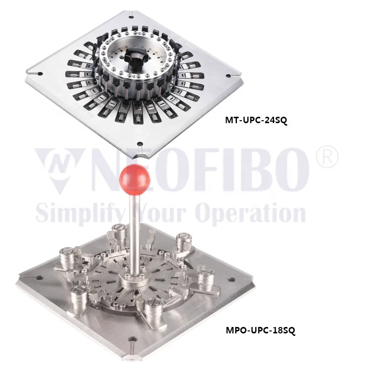 MT-APC-6SQ Square Pressure MPO Ferrule MT Connector Jumper MPO Polishing Jig Fiber Optic Polishing Fixture