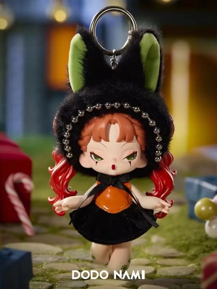 뉴 도도 나미 치어스 데이 시리즈 블라인드 박스 장난감 사랑스러운 비닐 펜던트 피규어 도도 슈가 미스터리 박스 키체인 인형 크리스마스 선물