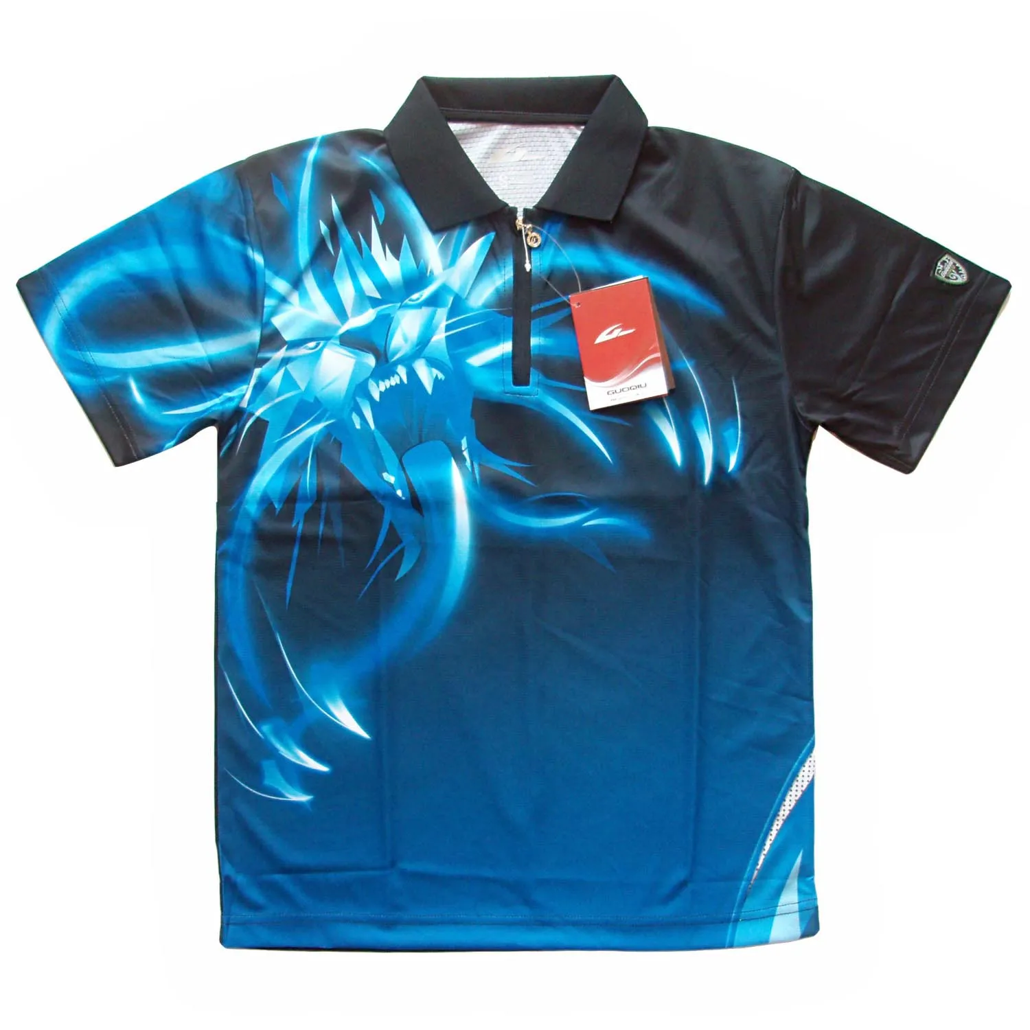 GuoQiu Table Tennis T-Shirts Absorb Sweat Comfort Top Quality Ping Pong Sportswear G-10197