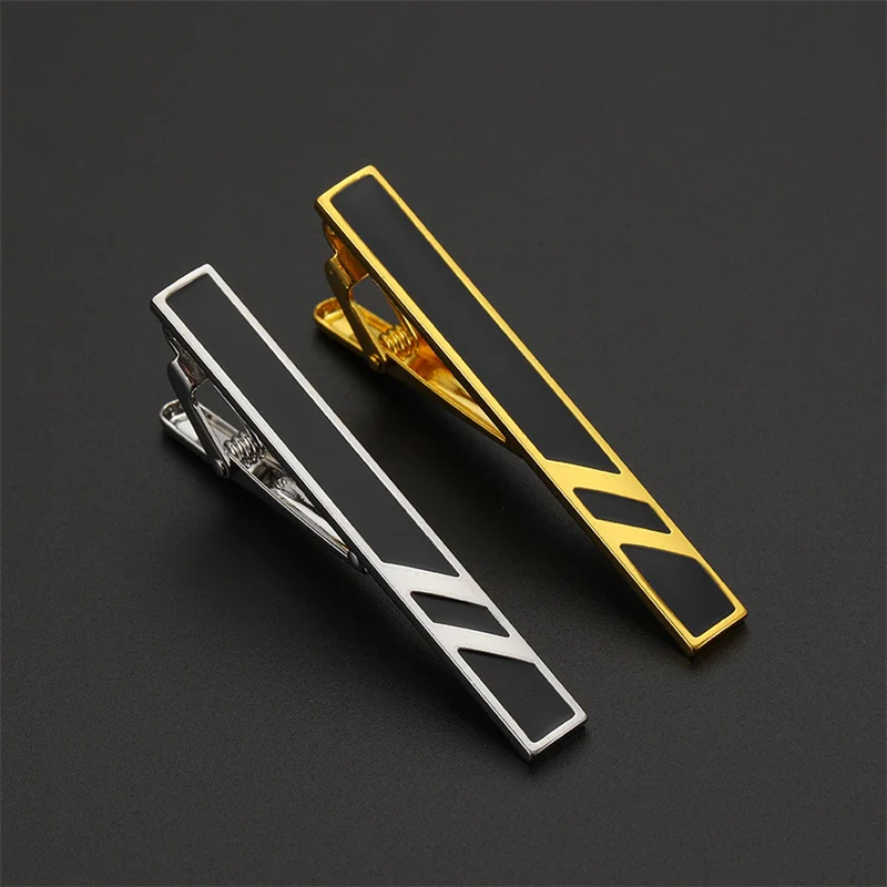 1PC Metal Tie Clip For Men Party Wedding Necktie Tie Clasp Clip Gentleman Ties Bar Tie Pin For Men's Clothing Decor Gift