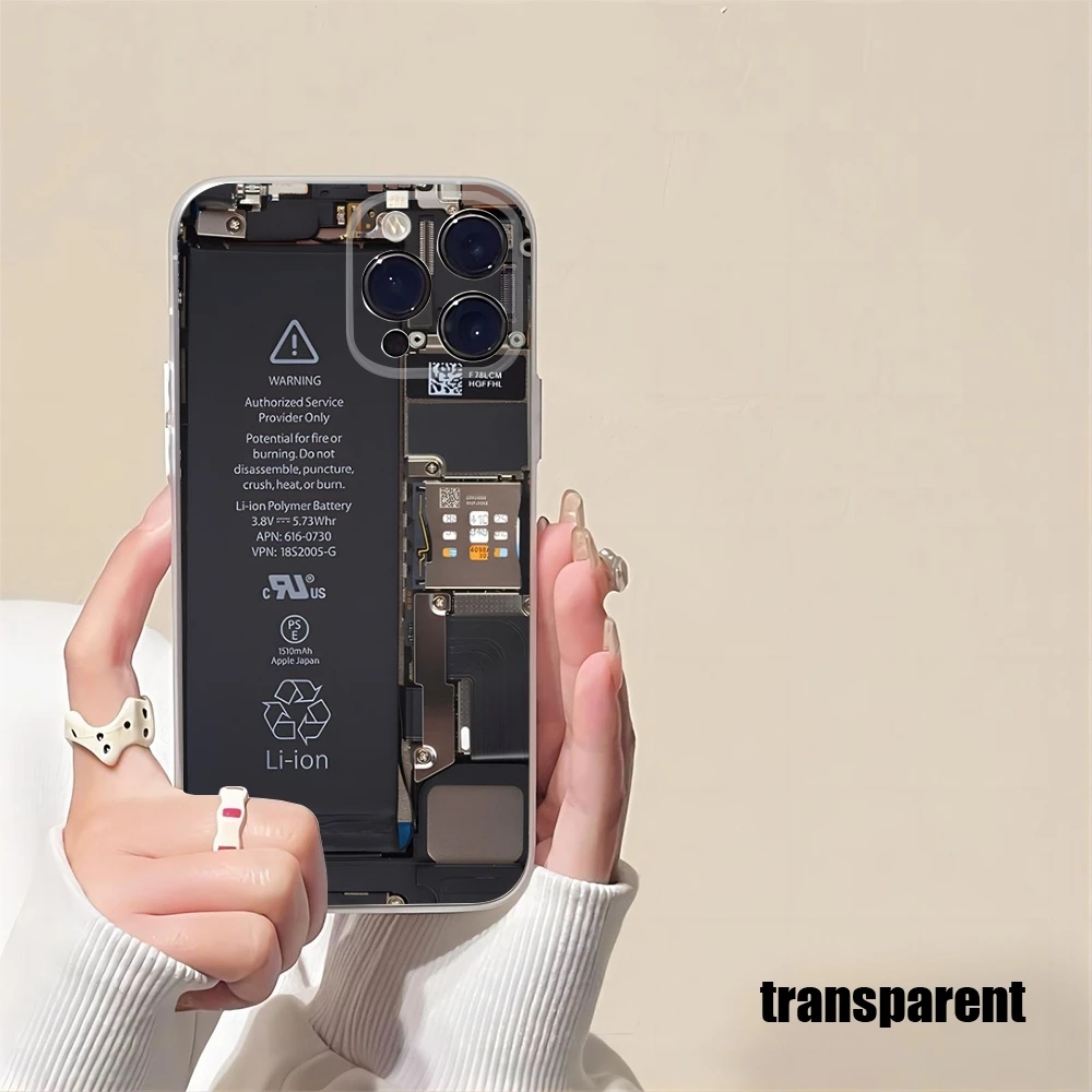 Прозрачный чехол для iPhone 15 14 12 13 11 Pro Max Mini X XR XS Max 7 8 Plus