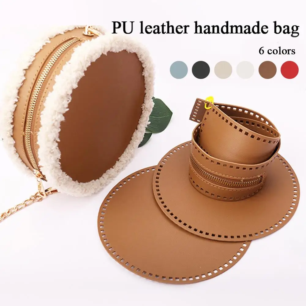 Handmade Round Bottom Webbing For Crochet Bags DIY Crochet Bag Base Round Bottom 3pcs/Set Crochet Bag Bottom For Knitted Bag Hot