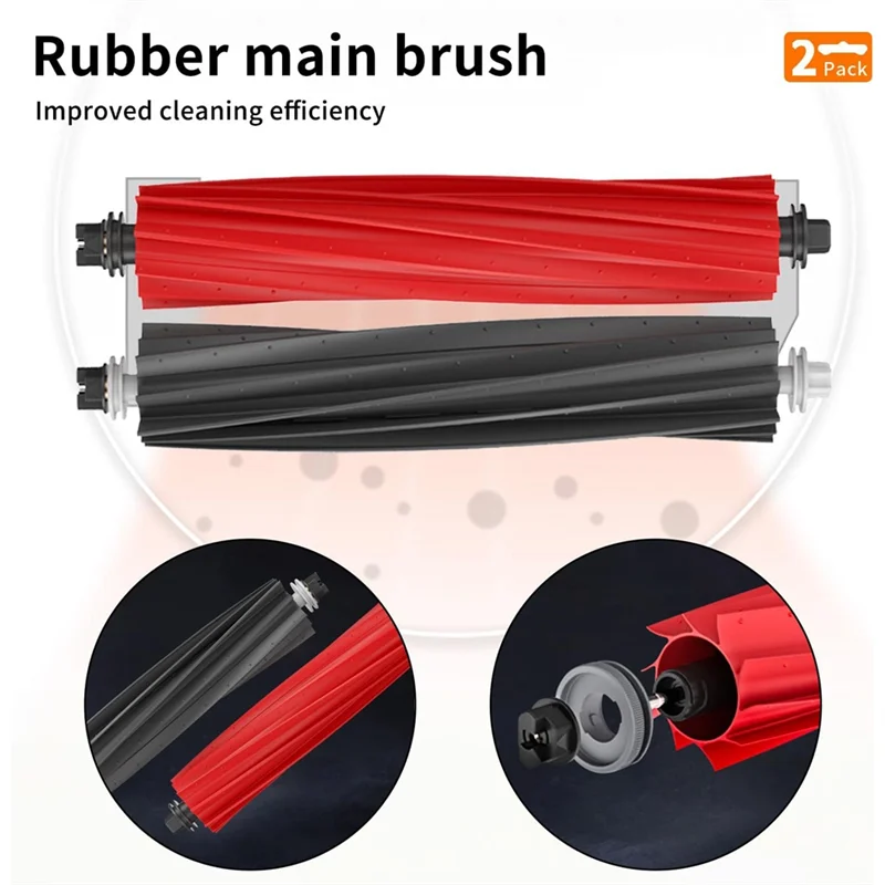 SANQ لـ Roborock Qrevo Master/Qrevo فرشاة جانبية رئيسية رفيعة مرشحات HEPA ممسحة ملابس أكياس الغبار قطع غيار المكنسة الكهربائية