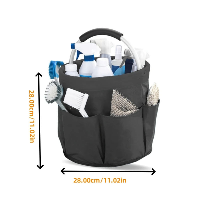 1PC Portable Storage Basket, Shopping Basket, Foldable Garden Tool Basket, Outdoor Picnic Basket, Beach Bag, Washing Bag