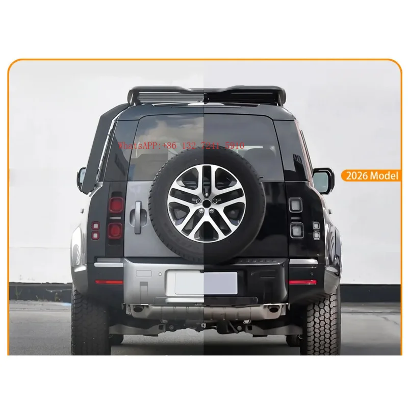 2026 Style Bodykit Wheel Arches Front Bumper Grille Headlight and Tail Lamp for  Defender L663 90 110 130 2025 2026