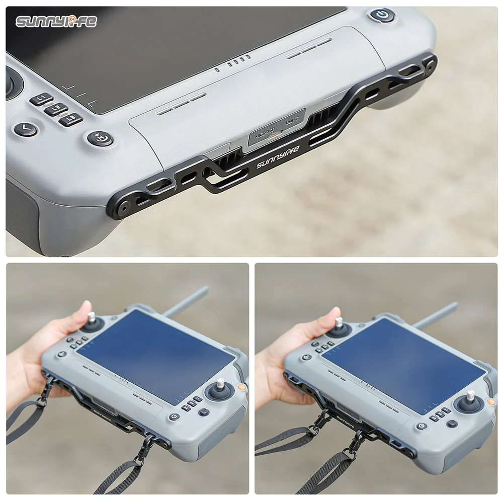 Sunnylife تحكم عن بعد الحبل حزام الرقبة مع خطاف مشبك ثابت ل DJI RC PLUS 2/1 ل Matrice 4 سلسلة ملحقات طائرة بدون طيار