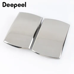 Deepeel 40mm Pure Stainless Steel Belt Buckles Smooth Buckle Canvas Belts for Men Leisure DIY Leather Craft Jeans Accessories