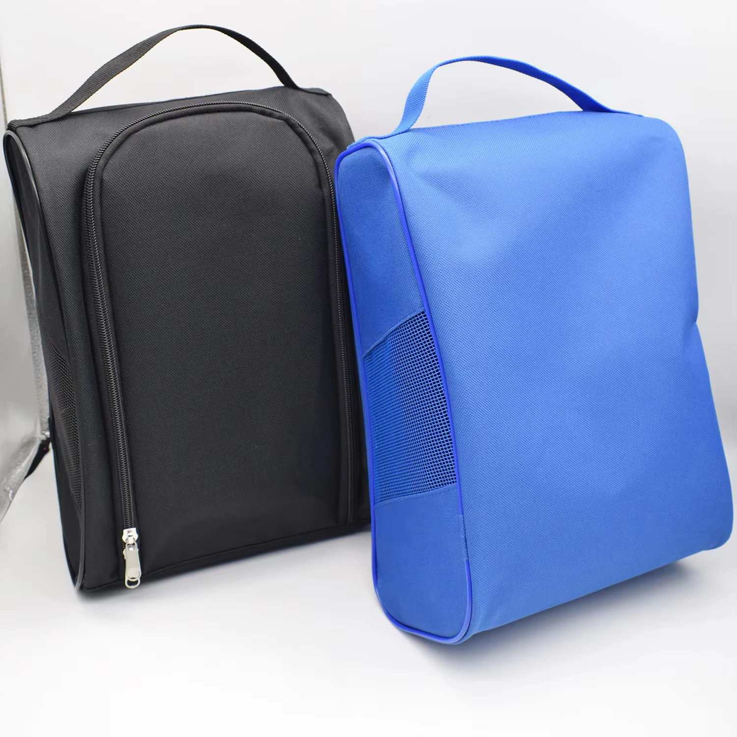 Portable Golf Shoe Bag Oxford Cloth Shoe Carrier Bags Breathable Lightweight Golf Handbag Dustproof Football Tennis Shoe Bag