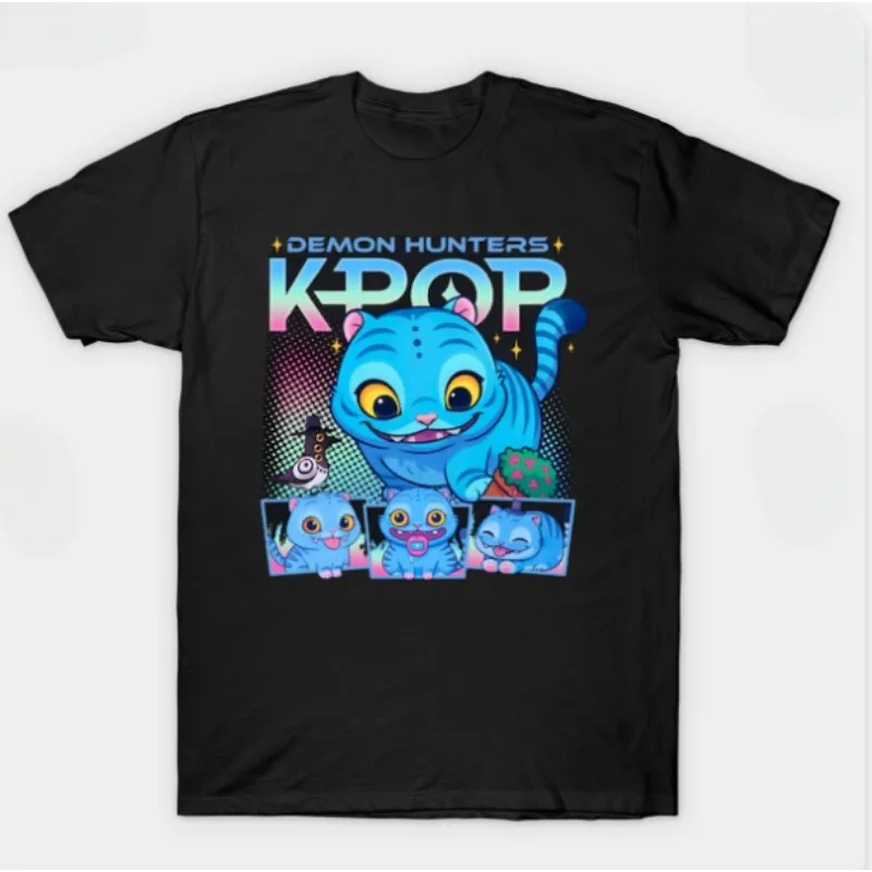 

KPop Demon Hunters Merch 2025 Tee Merch T-shirt Men Short Sleeve Funny Tee Unisex Tops