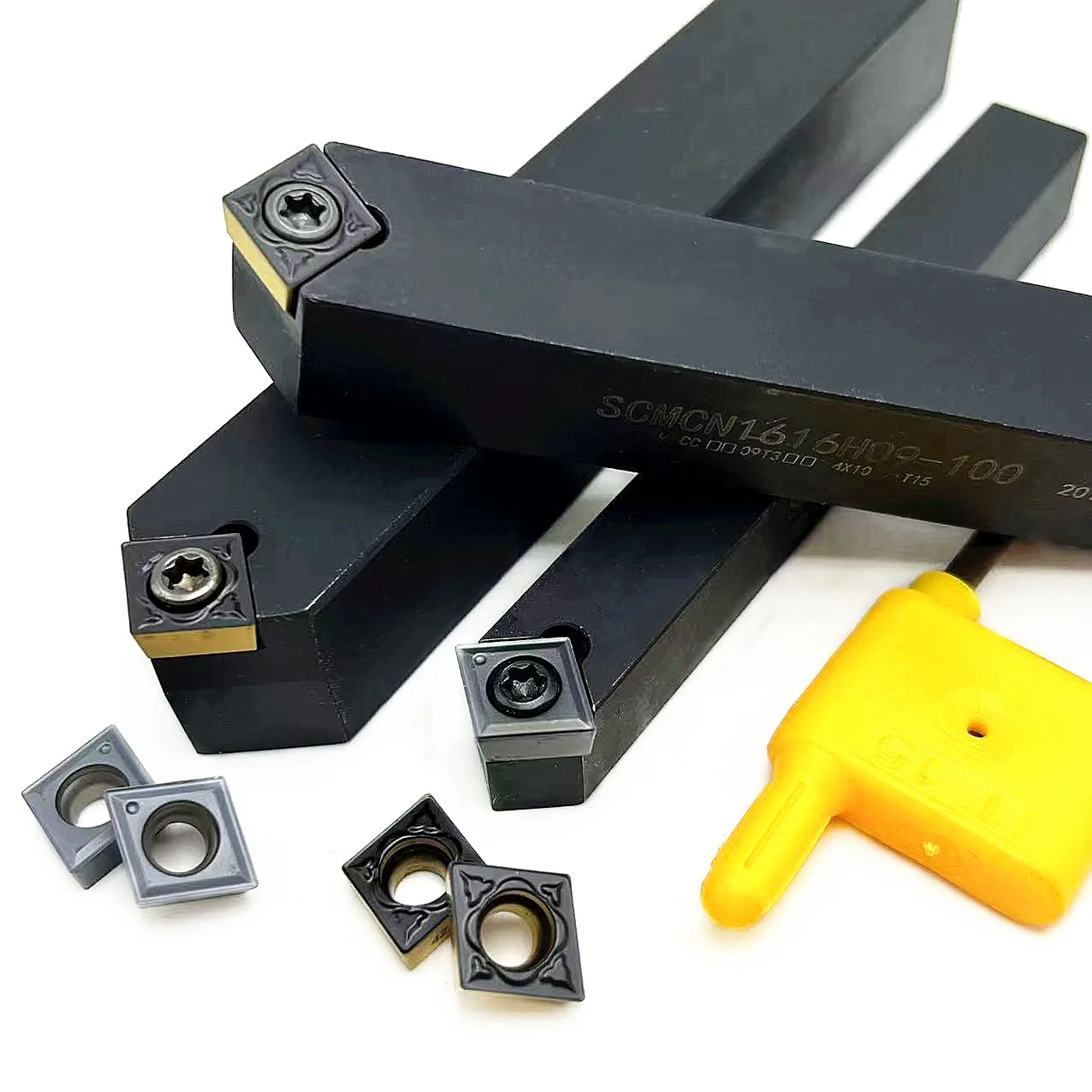 Torneamento externo ferramenta para torno corte ferramenta, carboneto insere para CCMT09T304 PM4225, SCMCN1212H09-100, SCMCN1616H09, SCMCN2020K09