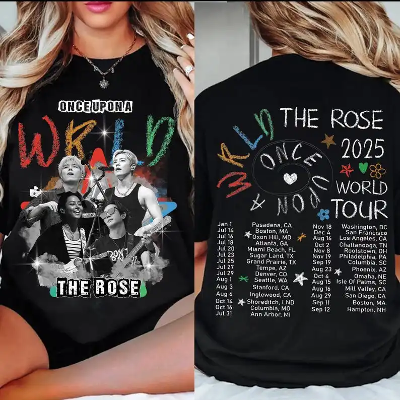 ريترو The Rose Kpop The Rose ذات مرة AWRLD Tour 2025 نذهب كعالم واحد