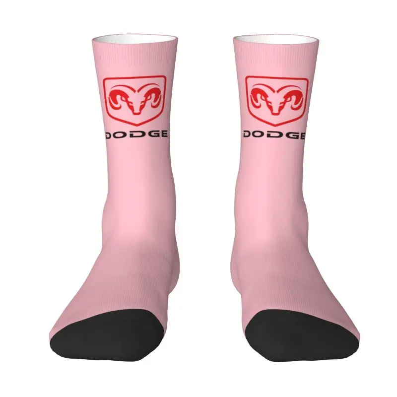 Custom Cute Automotive-D-Dodges Sport Car Race Socks Women Men Warm 3D Printed Football Sports Socks