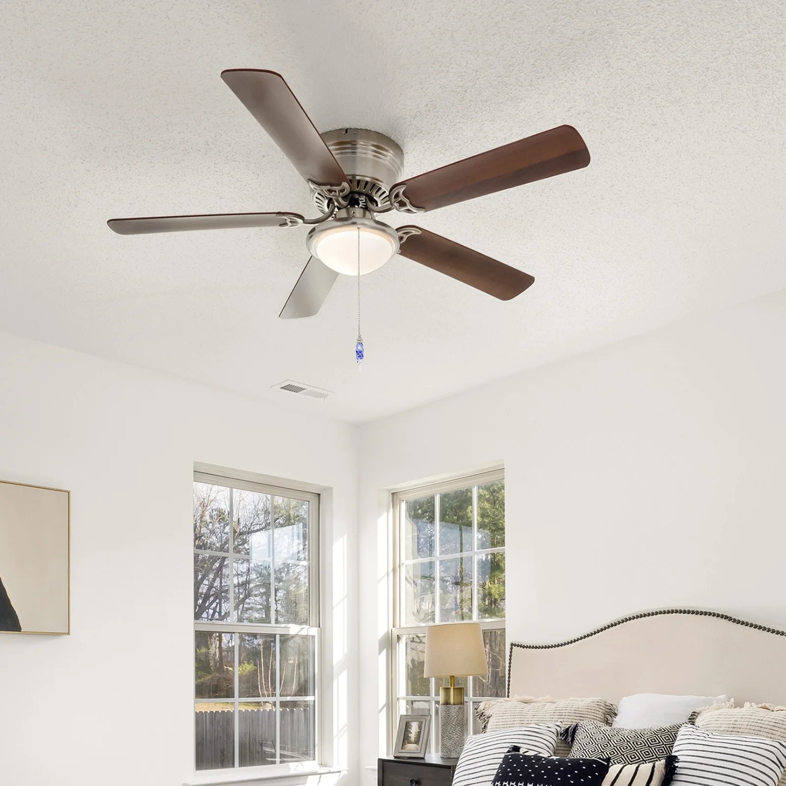 

Fan Pull Chain For Ceiling Light 6 Inch Extension Decorative Replacement Rustic Style Chain Bathroom Bedroom Hallway