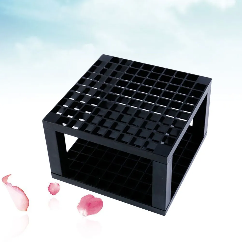 2Pcs 96-Hole Pencil Holder for Desk Storage Art Supplies Easy Assembly Strong Plastic Pencil Organizer Holder Pen Stand