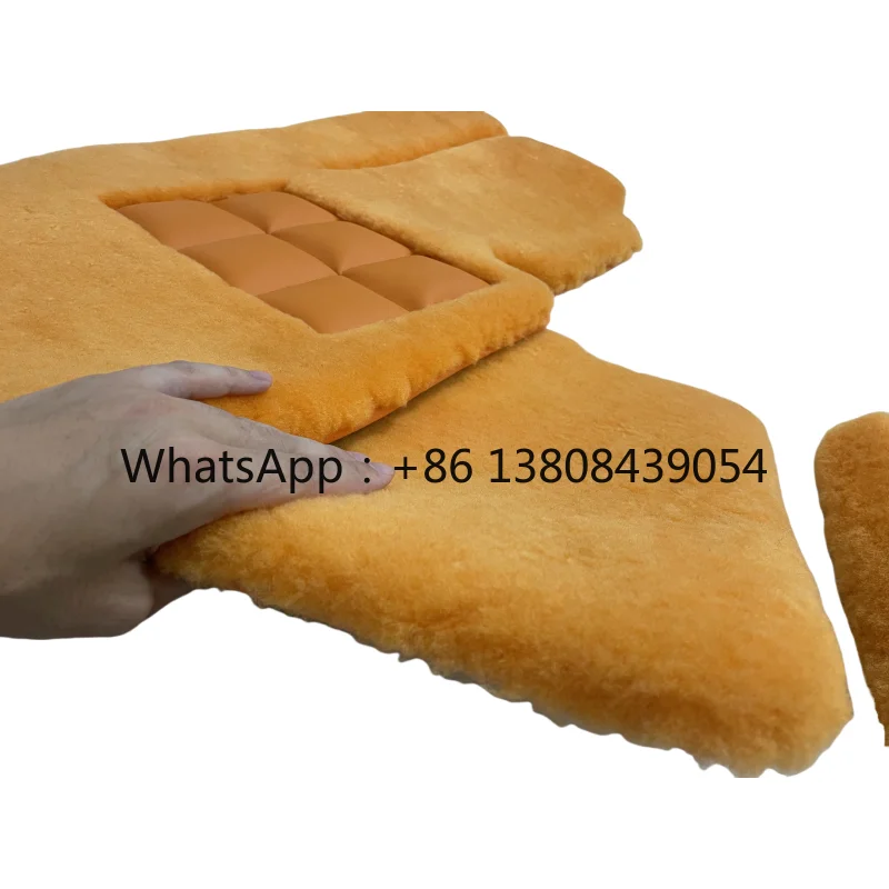 OEM Luxury 100% Australian Wool Waterproof/Dustproof Non-slip Full Set Car Mats for Rolls-Royce Cullinan