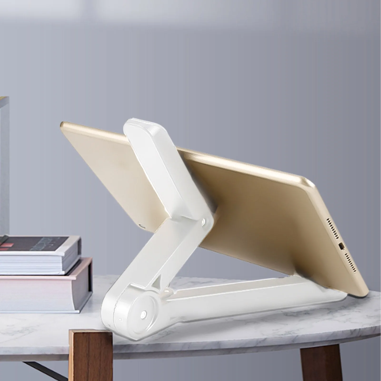 Adjustable Tablet Stand Portable Desktop Phone Holder Multi-Angle Desktop Stand Holder Dock Compatible With Tablets And Cell