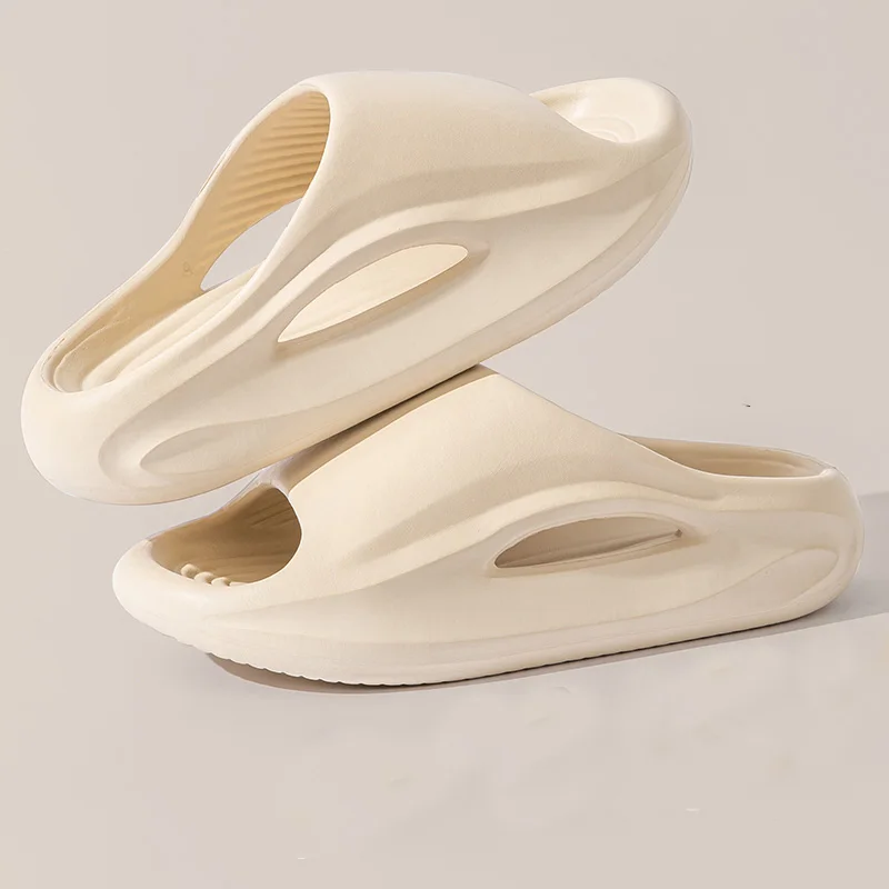 Sommer-Hausschuhe mit dicker Sohle für Männer und Frauen, Indoor-Outdoor-Sandalen, Strand-Flip-Flops, Paar-Hausschuhe, rutschfeste Herren-Duschpantoffeln – Detail 11