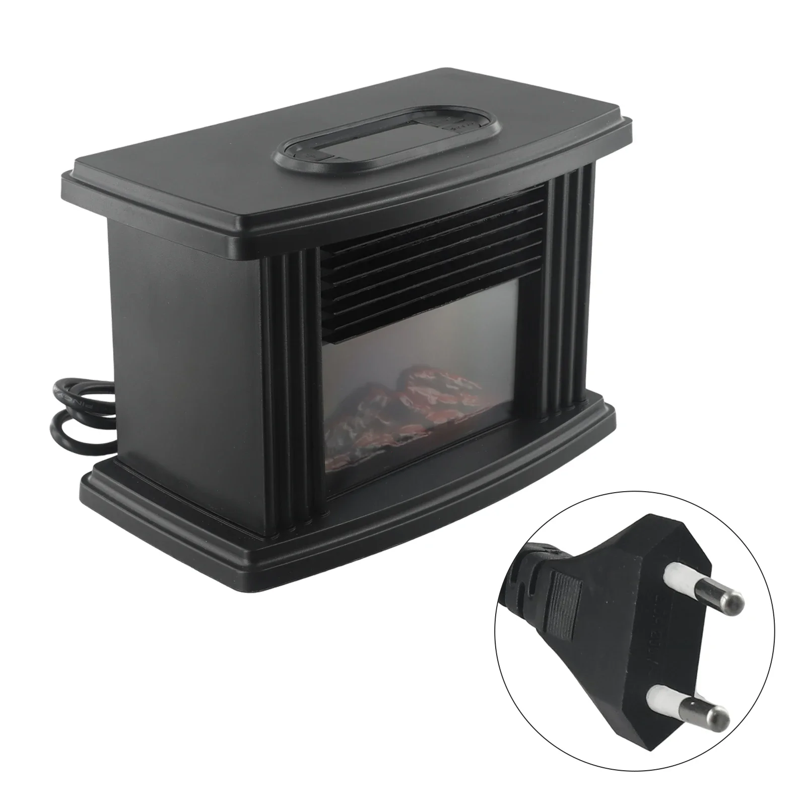 Fireplace Wind Heater Remote Control Heat Dissipation Indoor Space Stove With Remote Control Aluminum Electric Heater