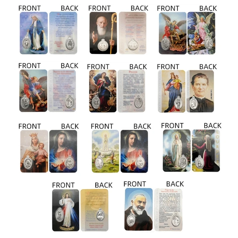 Italian History Card Double Side Christian Character Card Personalities Card Italys Influential Figures Card for Student