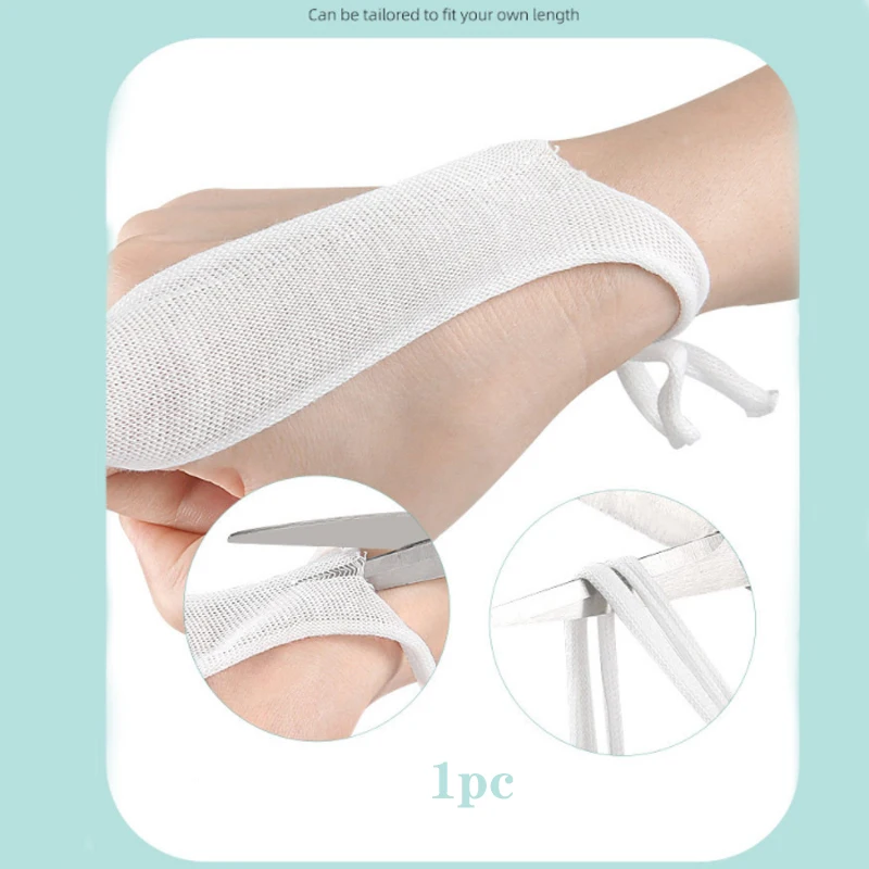 

Tubular White Finger Bandage Protector Fixed Bandage Finger Scratch Auxiliary Care Gauze Sports Dressings Prevent Collision