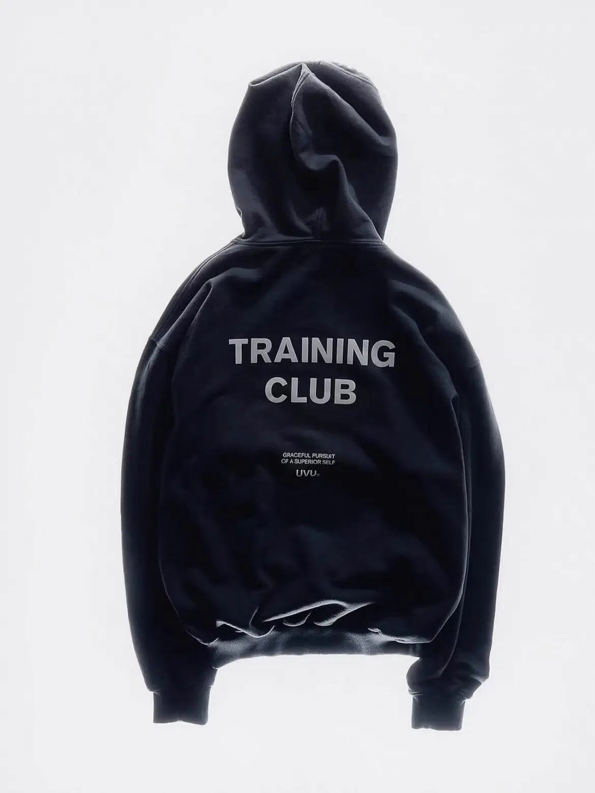 UVU 25SS Training club Hoodie letter print hooded fleece loose sweater