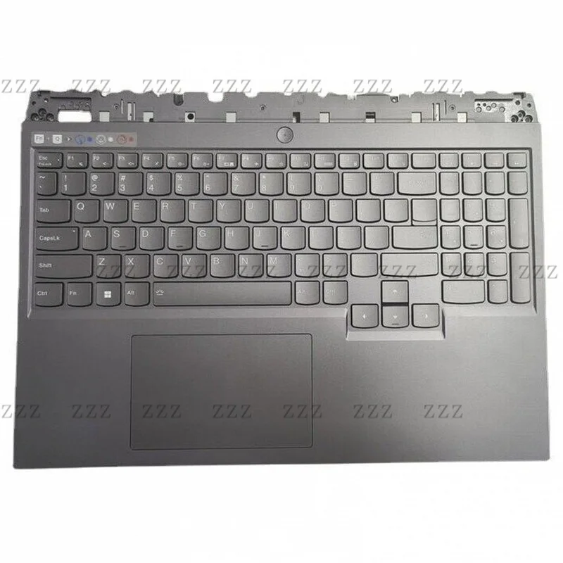 ZZ New For Lenovo Legion 5 Pro 16IAH7 Palmrest RGB US Keyboard Touchpad 5CB1H18356