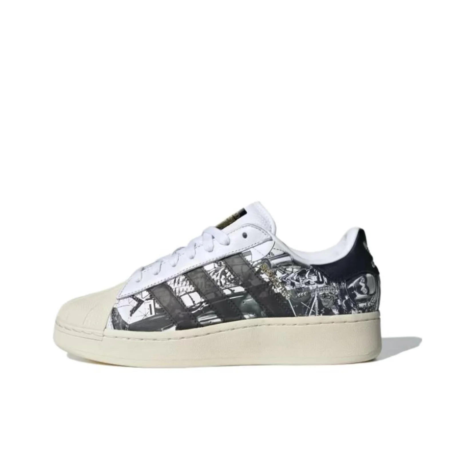 STAR WARS X Adidas Originals SUPERSTAR XLG Casual Shoes Unisex Low Top White Black IF9249