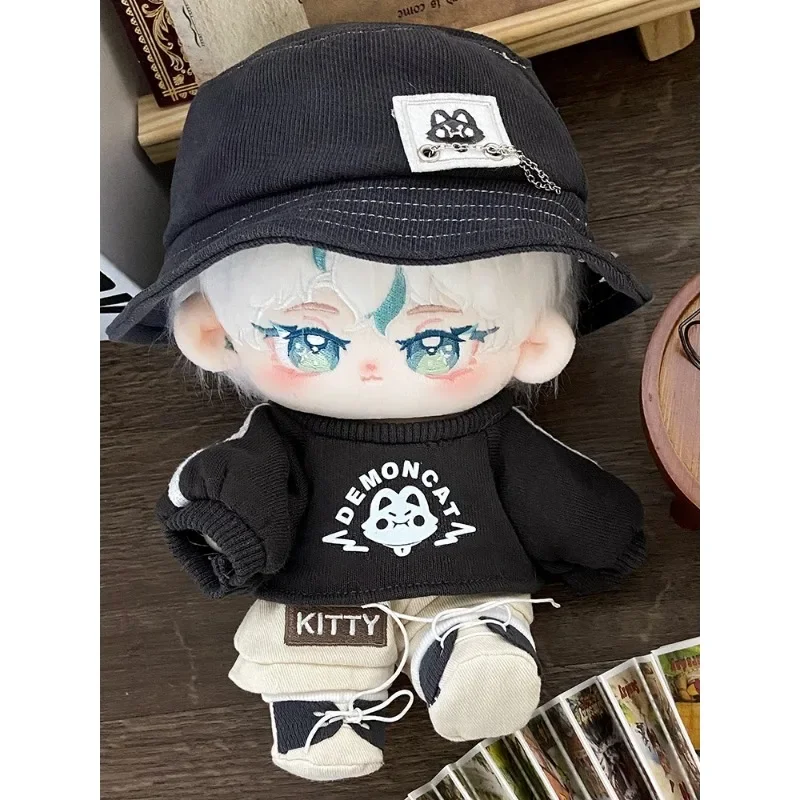 

7.87inch Cotton doll clothes 20cm men and women boys and girls handsome cool clothes