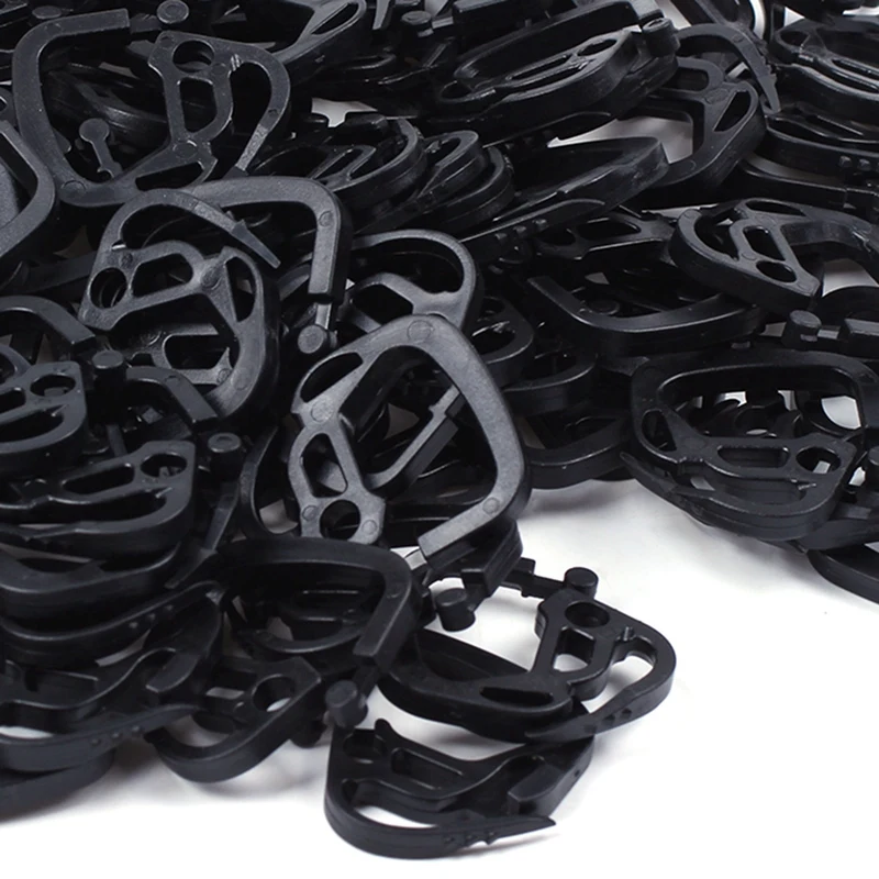AAAC-100Pcs/LotแรเงาสุทธิHookการเกษตรฟาร์มเรือนกระจกผ้าม่านบังแดดสุทธิลานกลางแจ้งวัฒนธรรมรั้วสายHook