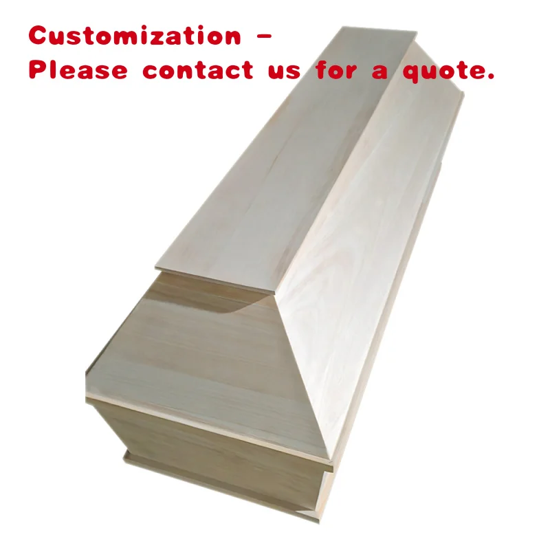 

custom.Custom Solid Wood Paulownia Coffin with Handcrafted European Design Funerals
