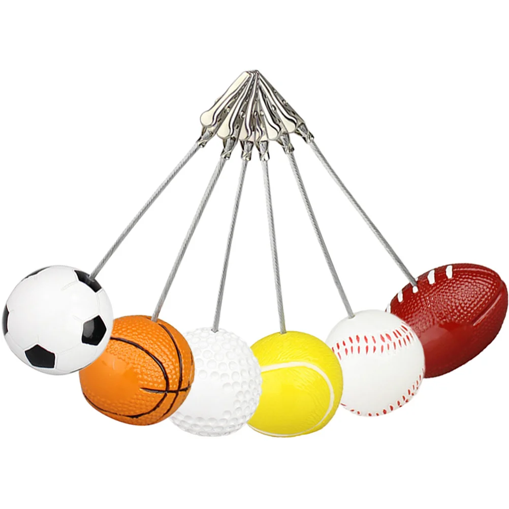 6 قطعة قاعدة الكرة مذكرة كليب الراتنج المواد المعدنية حامل صور الطاولة للصور ملاحظات بطاقات منظم سطح المكتب لوازم الحفلات