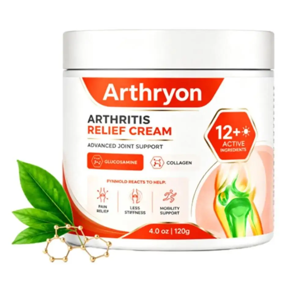  Arthryon Joint Support Cream Soothing Comfort Massage Cream for Joint 120g Natural Curcuma Rosemary Peppermint Infused Lotion