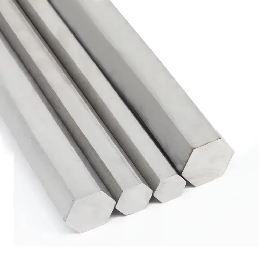 2PC 8mm 304 Stainless Steel Hex Rod, Bar Shaft 5mm 6mm 7mm 10mm 12mm Linear Shafts Metric Bar Ground Stock 500mm 300mm 400mm