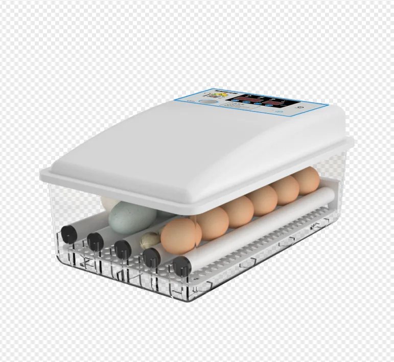 

High hatchability white 24 egg incubator