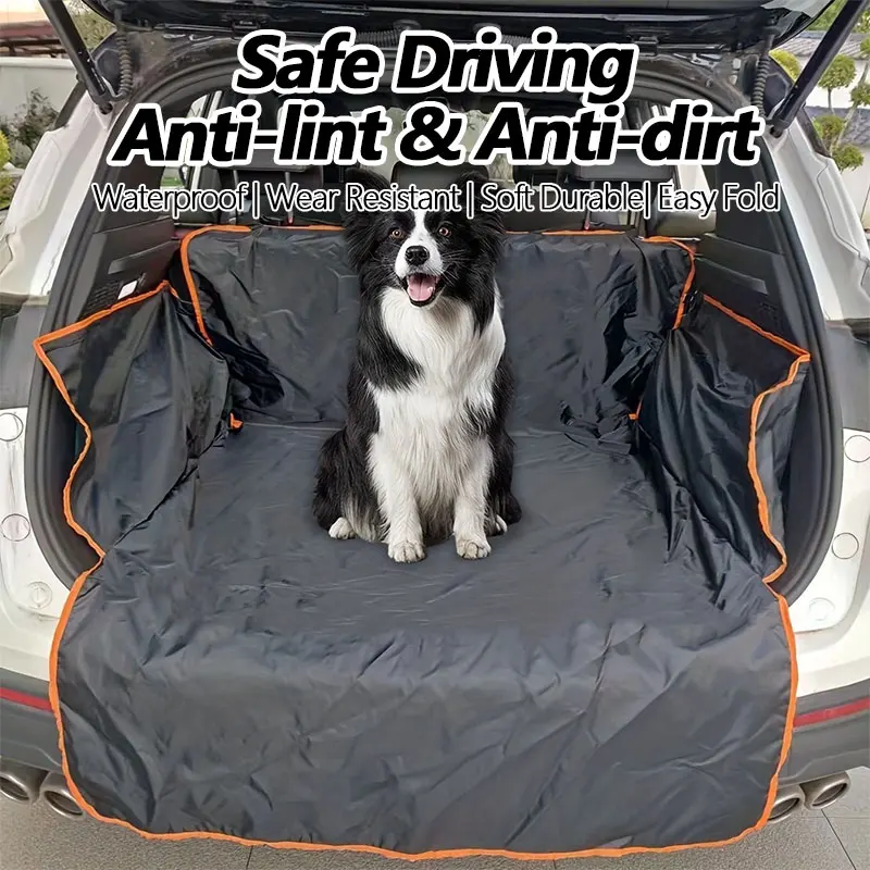 Car Trunk Pet Mat Foldable Car Mat Trunk Mat Waterproof Mat Trunk Cover Universal Mat Thickened Wear Resistant Dog Mat