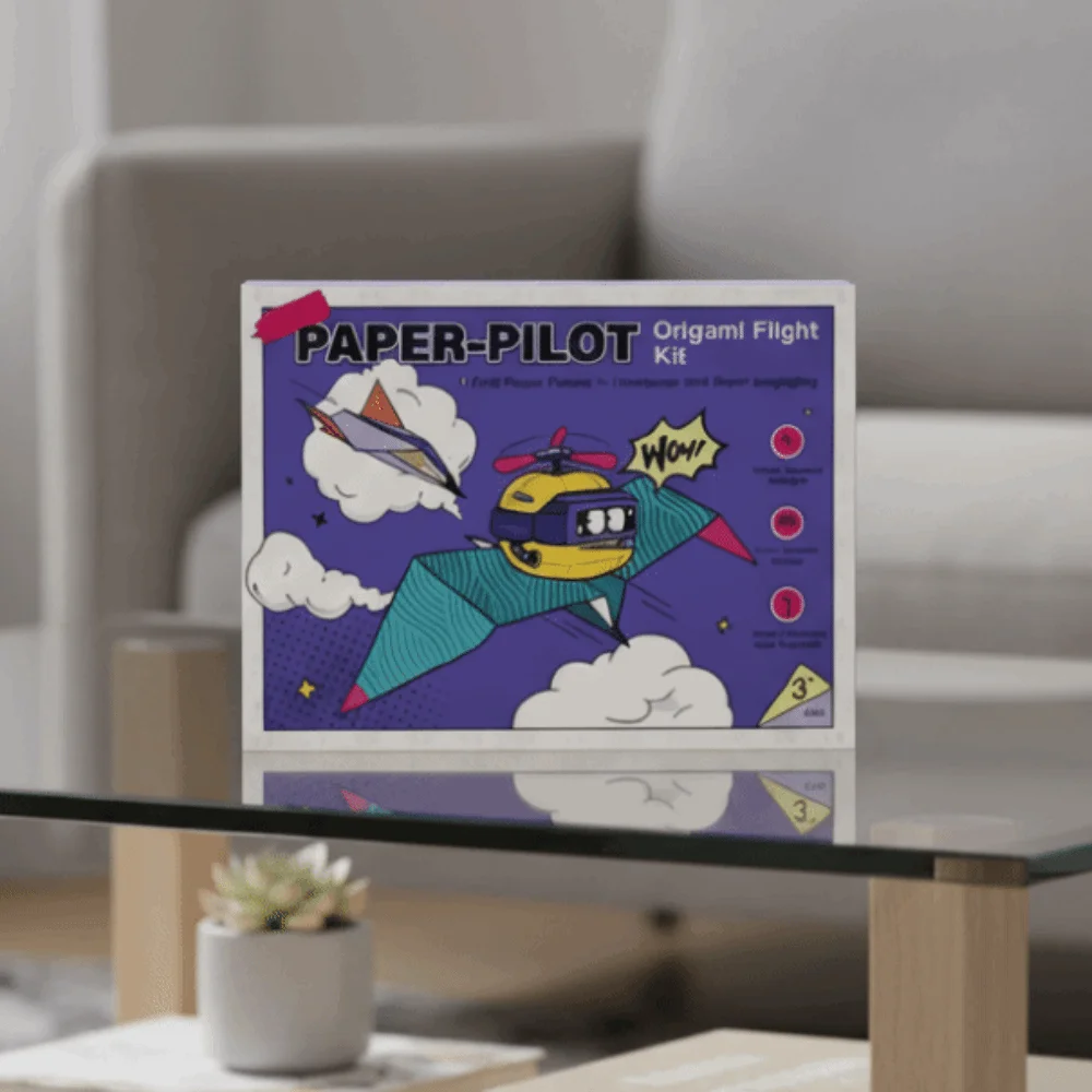 종이 수제 비행기 종이접기 몬테소리 접기 비행기 종이접기 세트 예술 학습 만화 다용도 종이 항공기 장난감