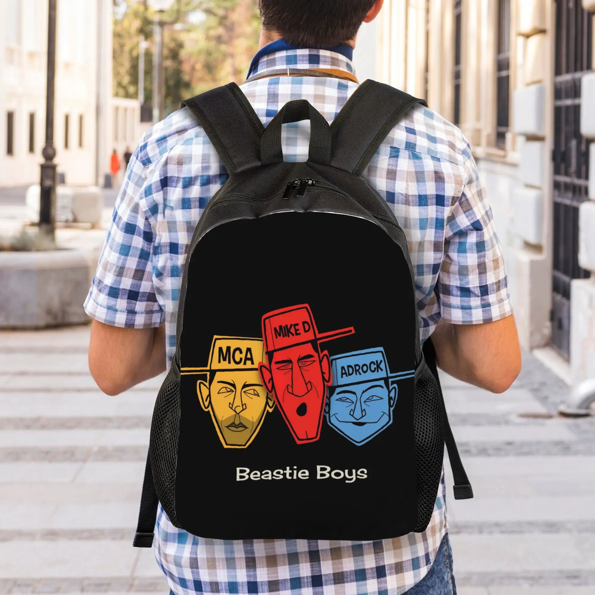 

Back to school season Fashionable Beastie Boys 5 Schoolbag Unisex Bookbag Backpack