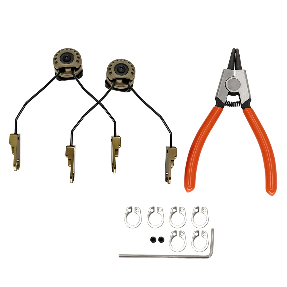 MSASORDIN, Тактический Кронштейн для гарнитуры, адаптер для дуговой направляющей, аксессуары для наушников для шлема Sordin