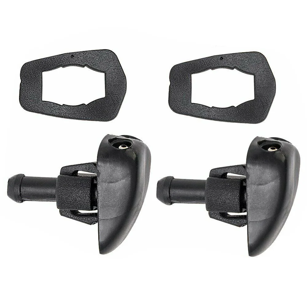 2Pcs Plastic Car Windshield Washer Spray Nozzle Replacement Accessories for Auto Casement Window Cleaning System